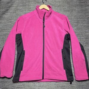 WFS Element Gear Sweater Womens M Pink Full Zip Pockets